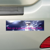Deze auto wordt aangedreven door een fairy stof. bumpersticker (Op auto)
