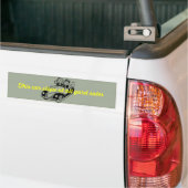 Deze autostoppen voor de Bumpersticker van alle wi (Op Truck)