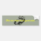 Deze autostoppen voor de Bumpersticker van alle wi (Voorkant)