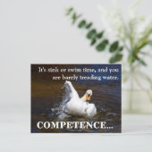 Deze baan lijkt niet voor jou te werken briefkaart (Staand voorkant)