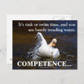 Deze baan lijkt niet voor jou te werken briefkaart (Voorkant / Achterkant)