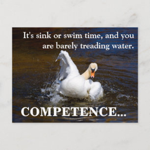 Deze baan lijkt niet voor jou te werken briefkaart