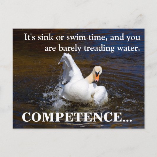 Deze baan lijkt niet voor jou te werken briefkaart (Voorkant)