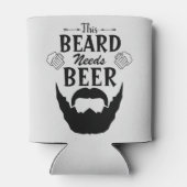 Deze baard heeft behoefte aan grappige cadeautjes  blikjeskoeler (Achterkant)