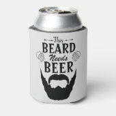 Deze baard heeft behoefte aan grappige cadeautjes blikjeskoeler (Blikje Achterkant)