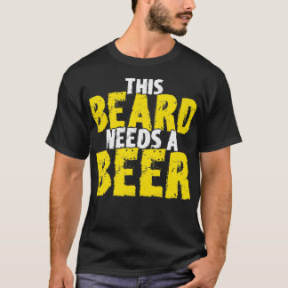 Deze baard heeft bier nodig, cadeau voor gekaarde t-shirt