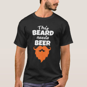 Deze baard heeft een schimmels Gezegde van St. Pat T-shirt