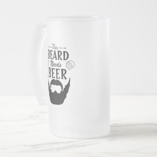 Deze baard heeft mok nodig (Voorkant links)