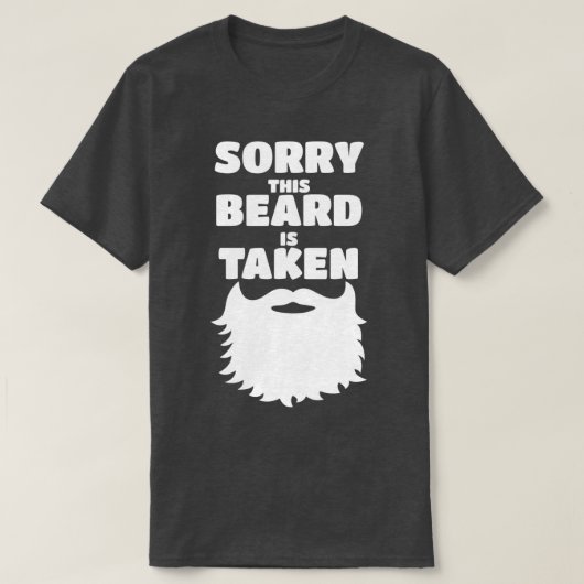 Deze baard is helaas ingenomen 41 t-shirt (Design voorkant)
