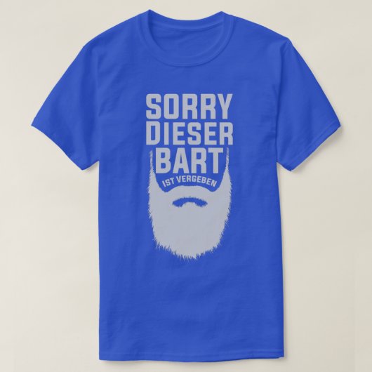 Deze baard is van Hipster grappige baard T-shirt (Design voorkant)