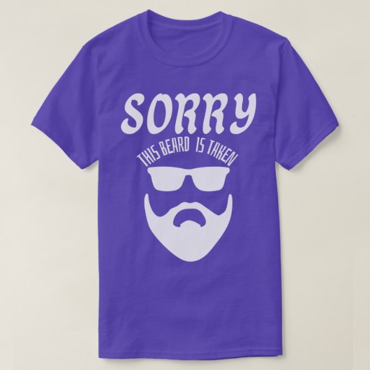 Deze baard wordt ingenomen 1 4 t-shirt (Design voorkant)