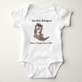Deze Baby behoort tot... Cute  Bodysuit (Voorkant)