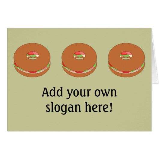 Deze Bagel-afbeelding aanpassen (Voorkant Horizontaal)