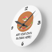 Deze Bagel-afbeelding aanpassen Ronde Klok (Hoek)