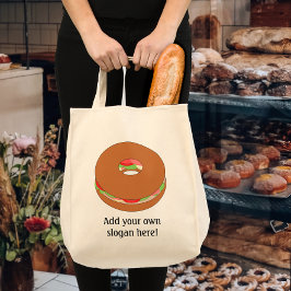Deze Bagel-afbeelding aanpassen Tote Bag