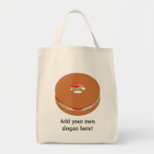Deze Bagel-afbeelding aanpassen Tote Bag (Voorkant)