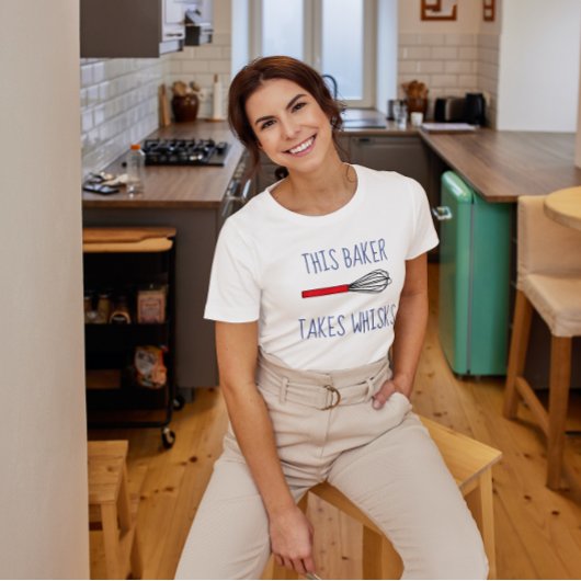 Deze bakker neemt whisky T-shirt