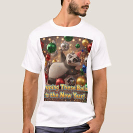 Deze ballen laten vallen in het nieuwe jaar t-shirt
