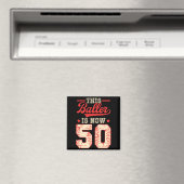 Deze Baller Is 50 Baseball Knuckleballer Thuisloop Magneet (Insitu (Vaatwasser))