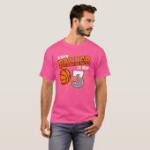 Deze baller is nu 3 basketbal 3e verjaardagsfeest t-shirt (Voorkant volledig)