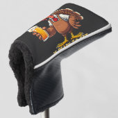 Deze barkeeper is klaar om knock-out te gaan golfheadcover (3/4 voorkant)