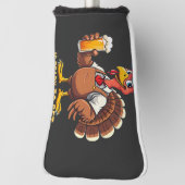 Deze barkeeper is klaar om knock-out te gaan golfheadcover (Draai 90)
