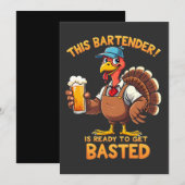 Deze barman is klaar om ontploffing te krijgen kaart (Voorkant / Achterkant)