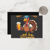 Deze barman is klaar om ontploffing te krijgen notitiekaartje (Voorkant / Achterkant in situ)