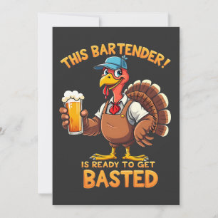 Deze barman is klaar om te worden gestraald kaart