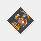 Deze barman is klaar om te worden gestraald servet (Hoek)