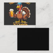 Deze bartender is klaar om knock-out te gaan notitiekaartje (Voorkant / Achterkant)