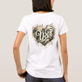 Deze basale t-shirt heeft een relaxed model voor d (Achterkant)