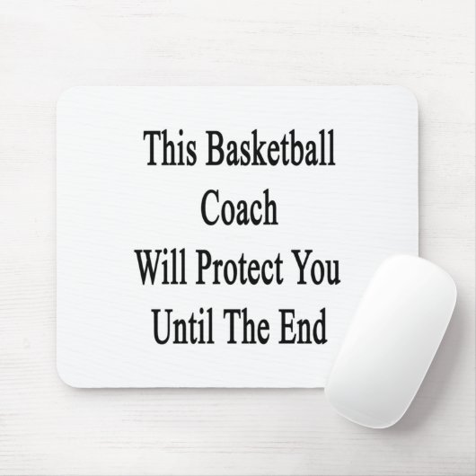 Deze basketbalcoach zal je beschermen tot de E Muismat (Met muis)