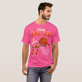 Deze basketbalspeler is nu 37 jaar oud Happy M T-shirt (Voorkant volledig)