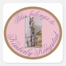 Deze behoort tot de ovale sticker