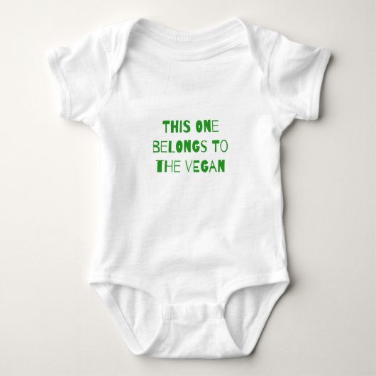 Deze behoort tot de vegan romper (Voorkant)