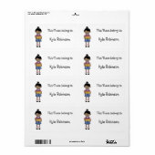 Deze behoren tot:-Personalize Item+Name Etiket (Full Sheet)