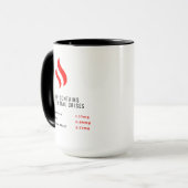 Deze Beker Bevat 3 Existentiële Crises Mok (Voorkant links)