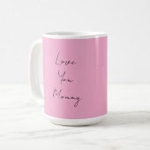 Deze beker toont moederliefde koffiemok (Voorkant links)