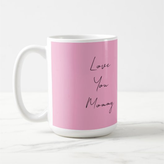 Deze beker toont moederliefde koffiemok (Links)