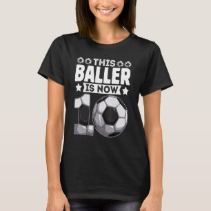 Deze bezoeker is nu 10 jaar oude voetballers 10t t-shirt