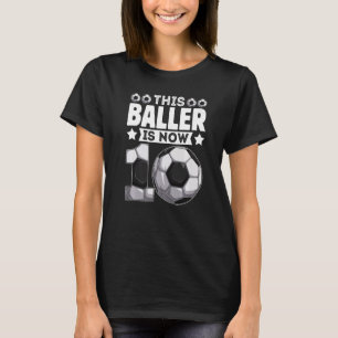 Deze bezoeker is nu 10 jaar oude voetballers 10t t-shirt