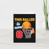 Deze bezoeker is nu 8 jaar oud, 8 jaar oud, Baskis Kaart (Voorkant)