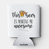 Deze bier maakt me Geweldige Koelbox. Blikjeskoeler (Achterkant)