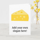 Deze Big Cheese-afbeelding aanpassen Kaart (Gele Bloem)