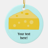 Deze Big Cheese-afbeelding aanpassen Keramisch Ornament (Voorkant)