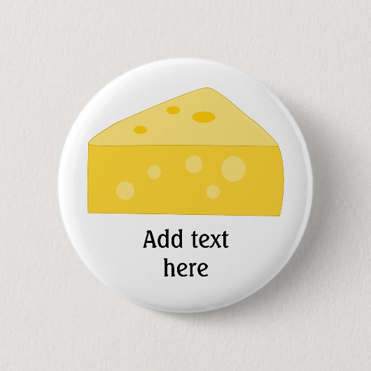 Deze Big Cheese-afbeelding aanpassen Ronde Button 5,7 Cm (Voorkant)