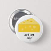 Deze Big Cheese-afbeelding aanpassen Ronde Button 5,7 Cm (Voorkant /achterkant)