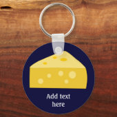 Deze Big Cheese-afbeelding aanpassen Sleutelhanger (Voorkant)