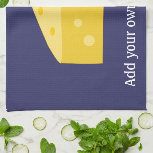 Deze Big Cheese-afbeelding aanpassen Theedoek (Gevouwen)